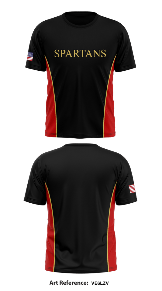 Spartans Store 5 Core Men's SS Performance Tee - ve6LZv