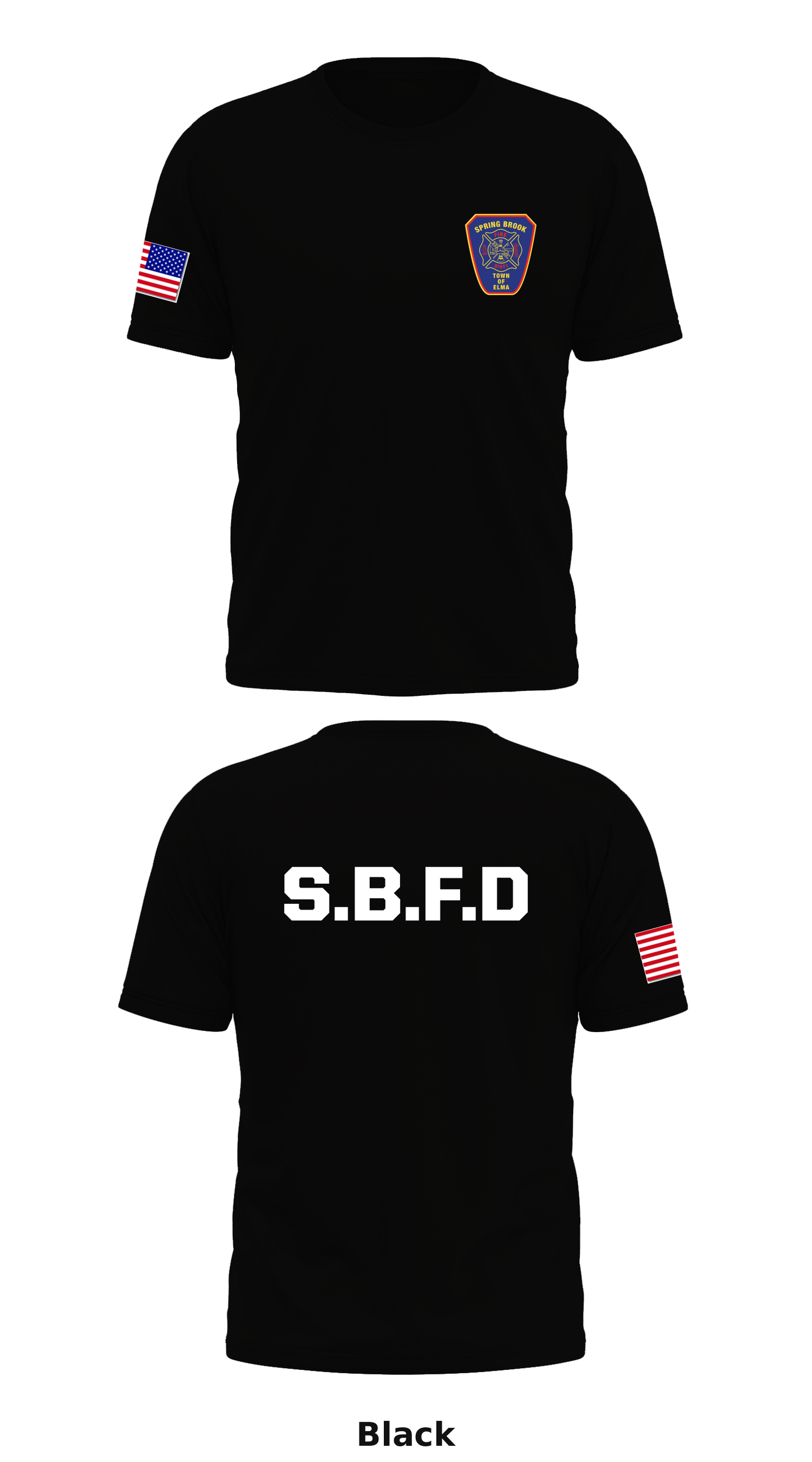 Spring Brook Fire District #1 Store 1 Core Men's SS Performance Tee - 40075867648