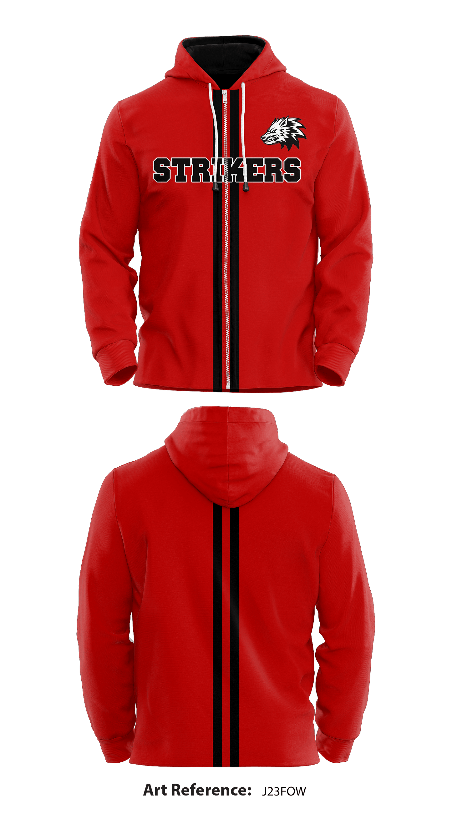 Strikers-2  Core Men's Hooded Performance Sweatshirt - j23FOW