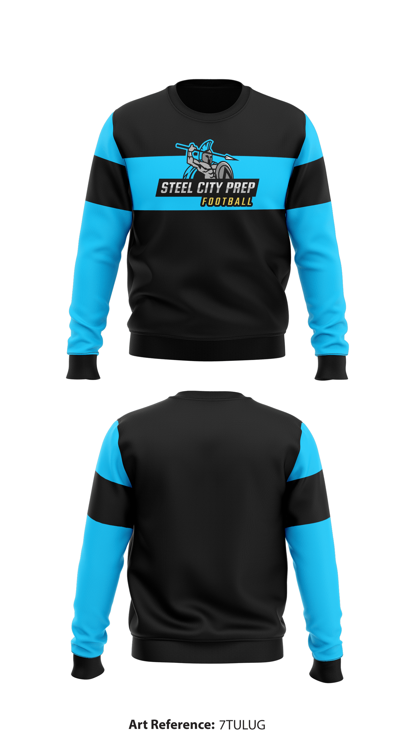 Steel City Prep Store 1 Core Men's Crewneck Performance Sweatshirt - 7TULUG