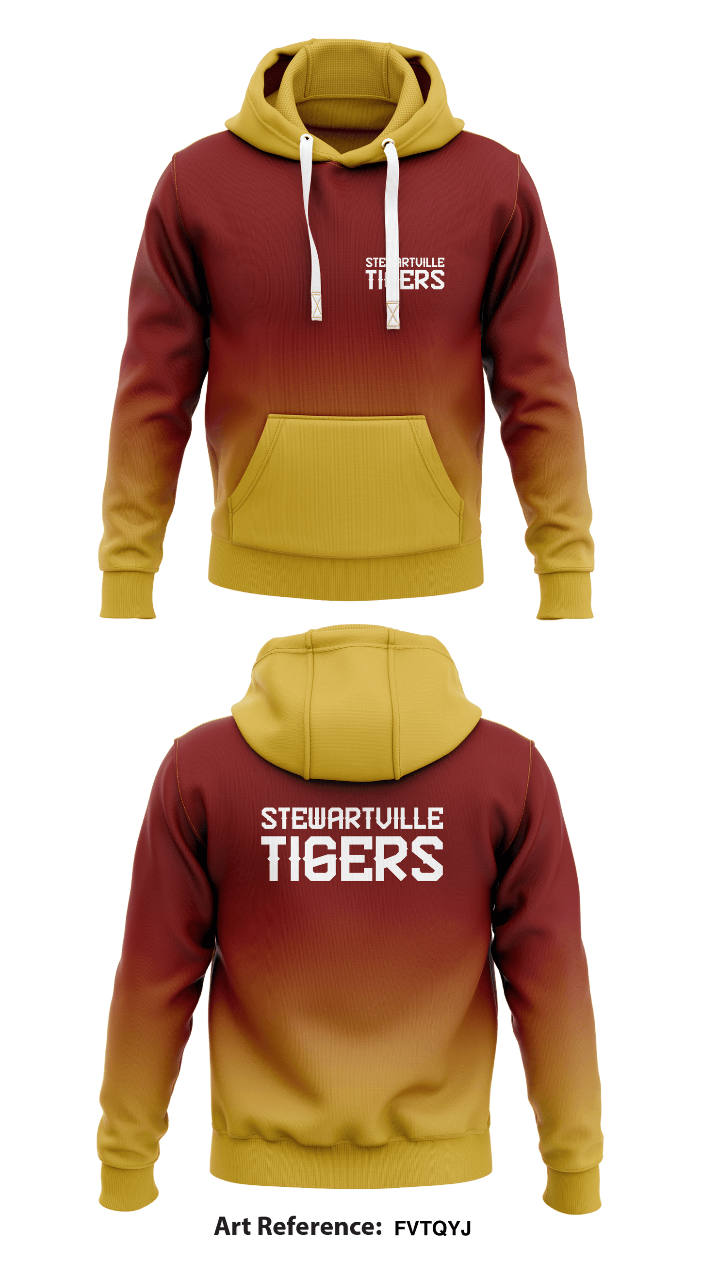 STEWARTVILLE TIGERS Store 1 Core Men's Hooded Performance Sweatshirt - FVTqyJ