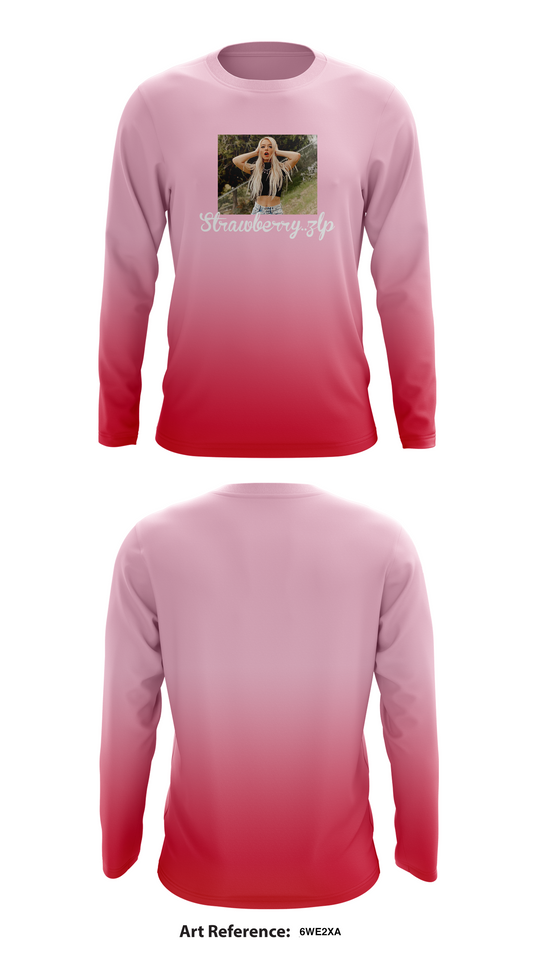 Strawberry..zlp Store 1 Core Men's LS Performance Tee - 6we2xA