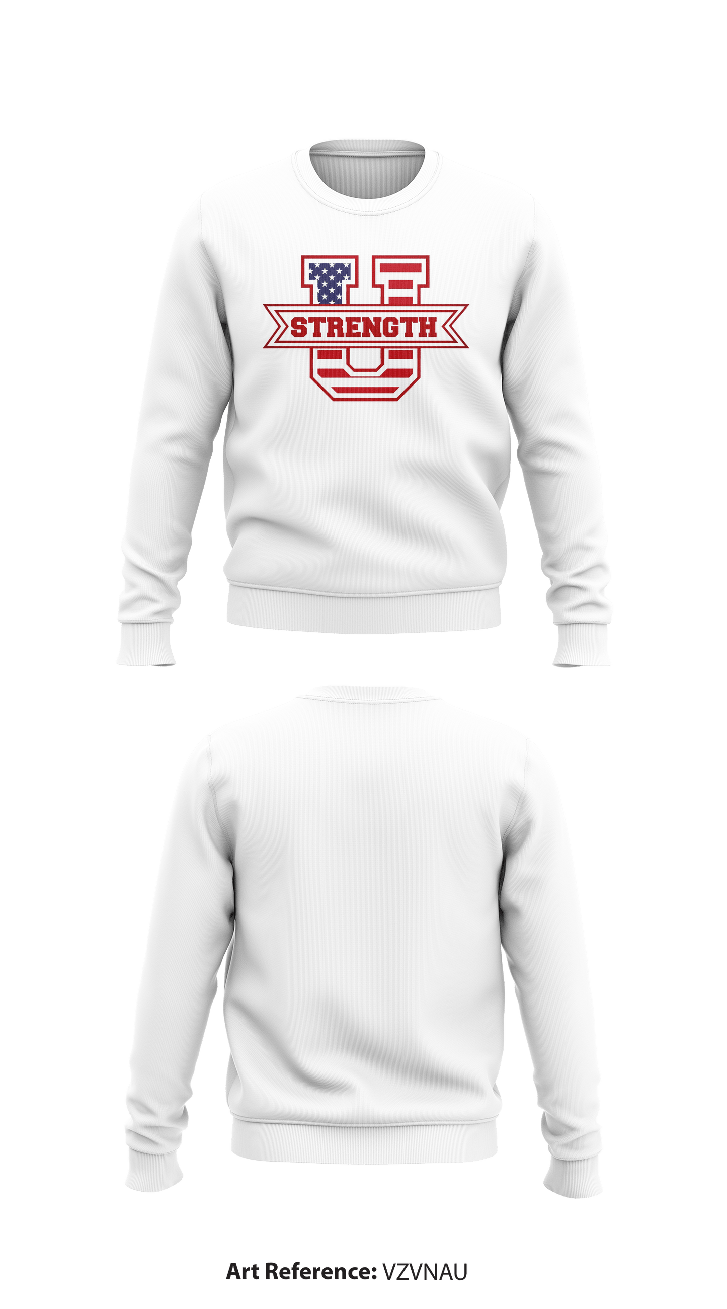 Strength U Core Men's Crewneck Performance Sweatshirt - VZvNau