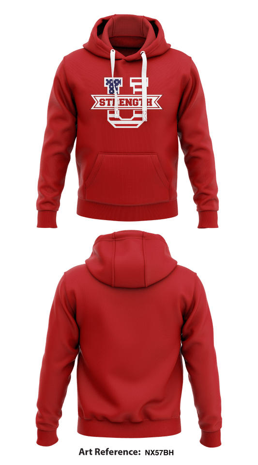 Strength U  Core Men's Hooded Performance Sweatshirt - NX57BH