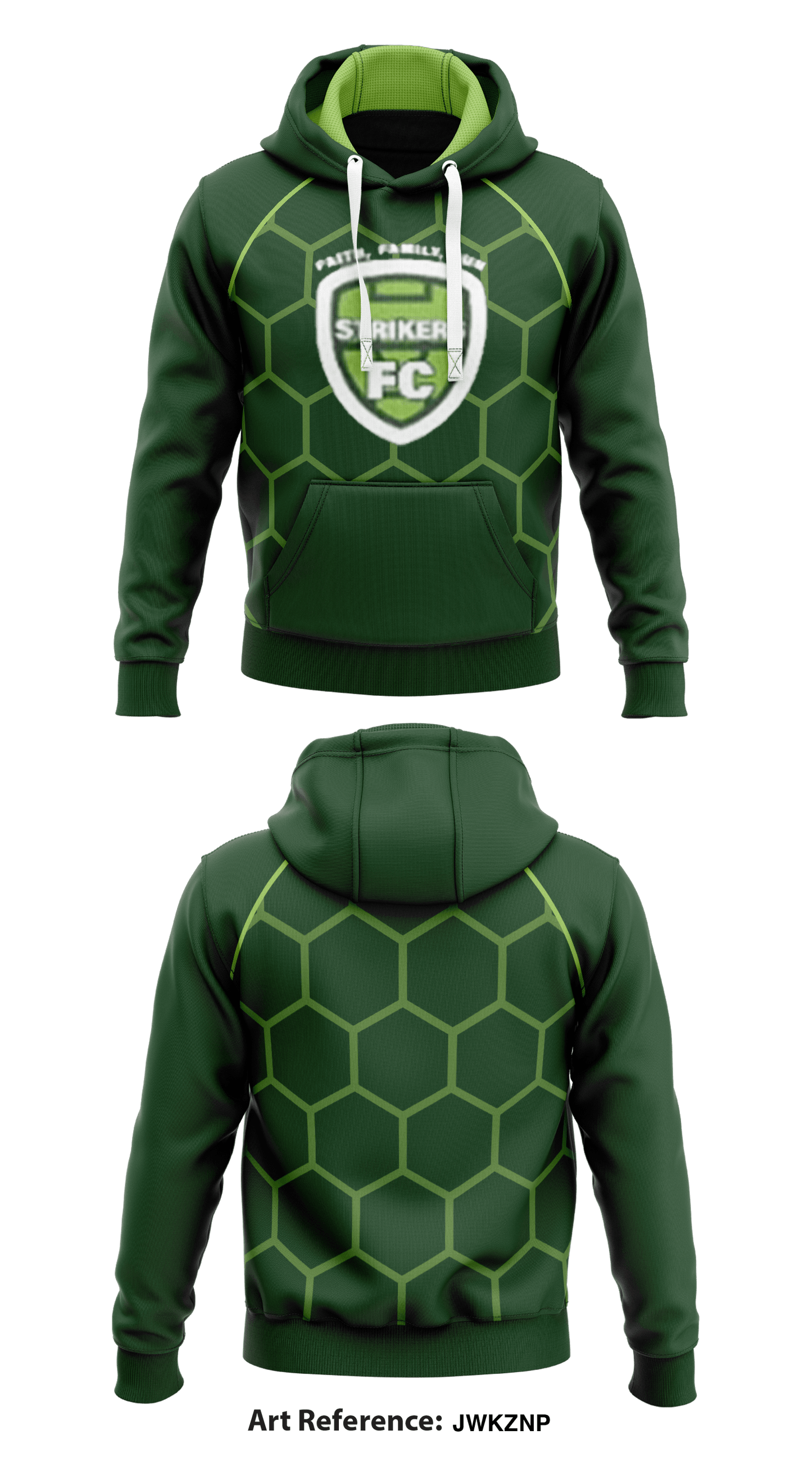 Strikers FC  Core Men's Hooded Performance Sweatshirt - JWKzNp