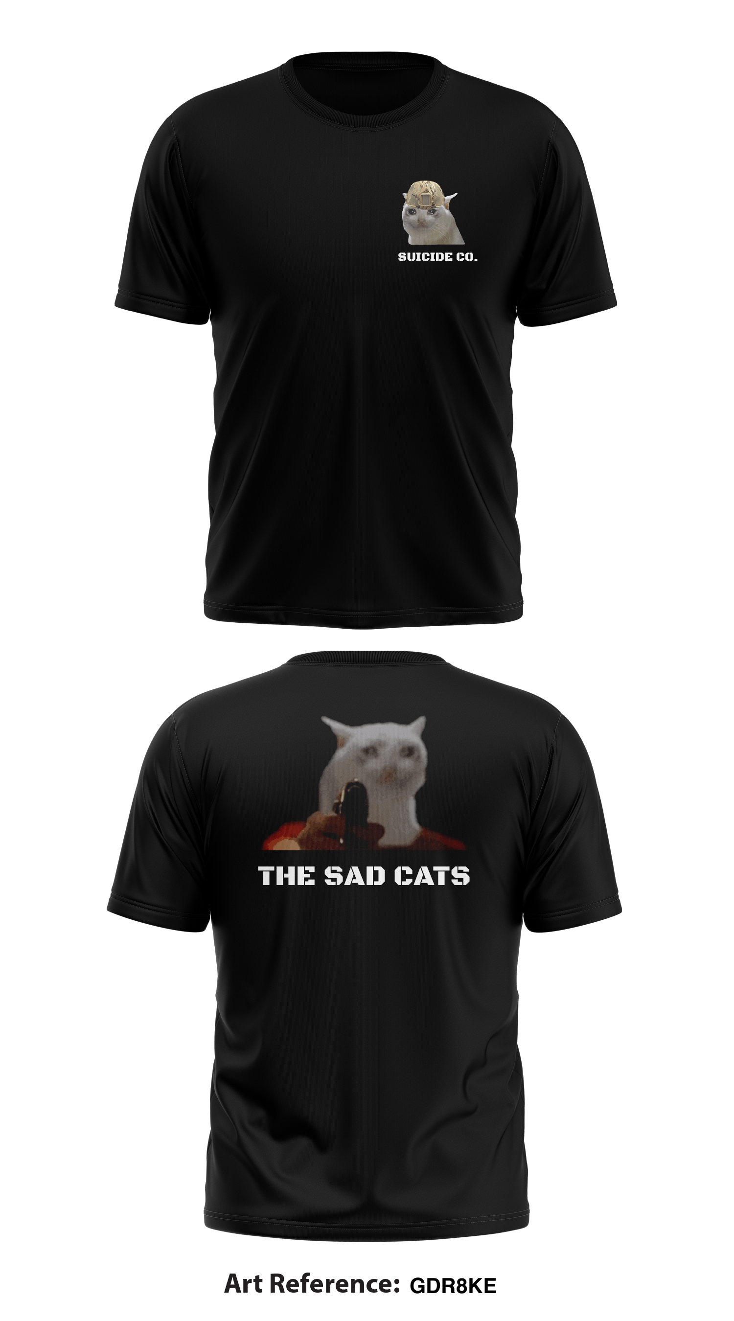 Sad cat t sales shirt