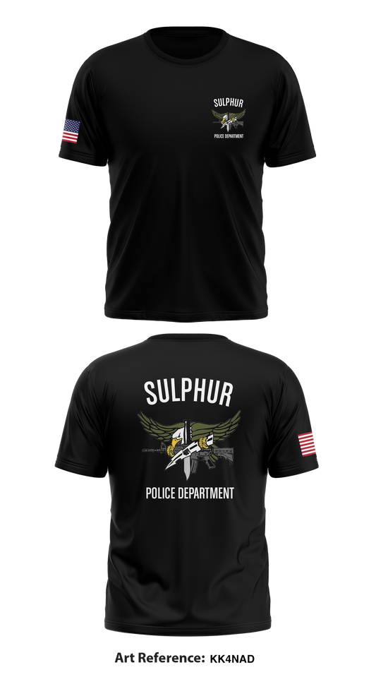 Sulphur Police Department Store 1 Core Men's SS Performance Tee - kk4NAD