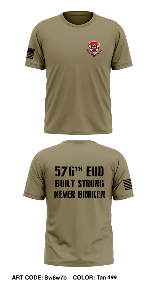 576th EUD Core Men's SS Performance Tee - Sw8w7b