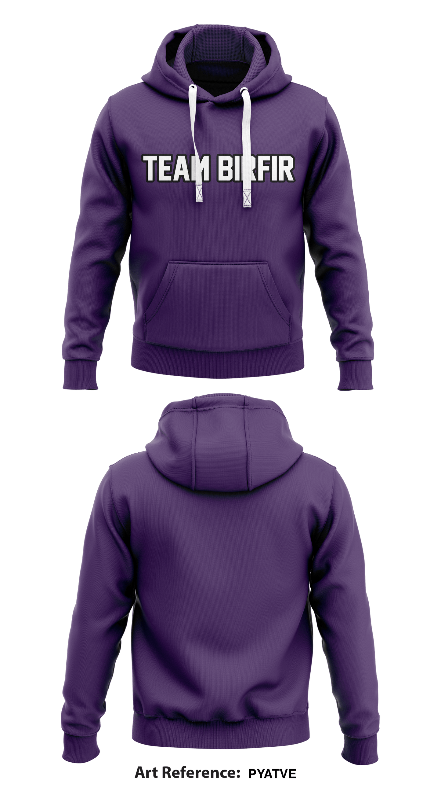 Team Birfir Store 1  Core Men's Hooded Performance Sweatshirt - PYATVe