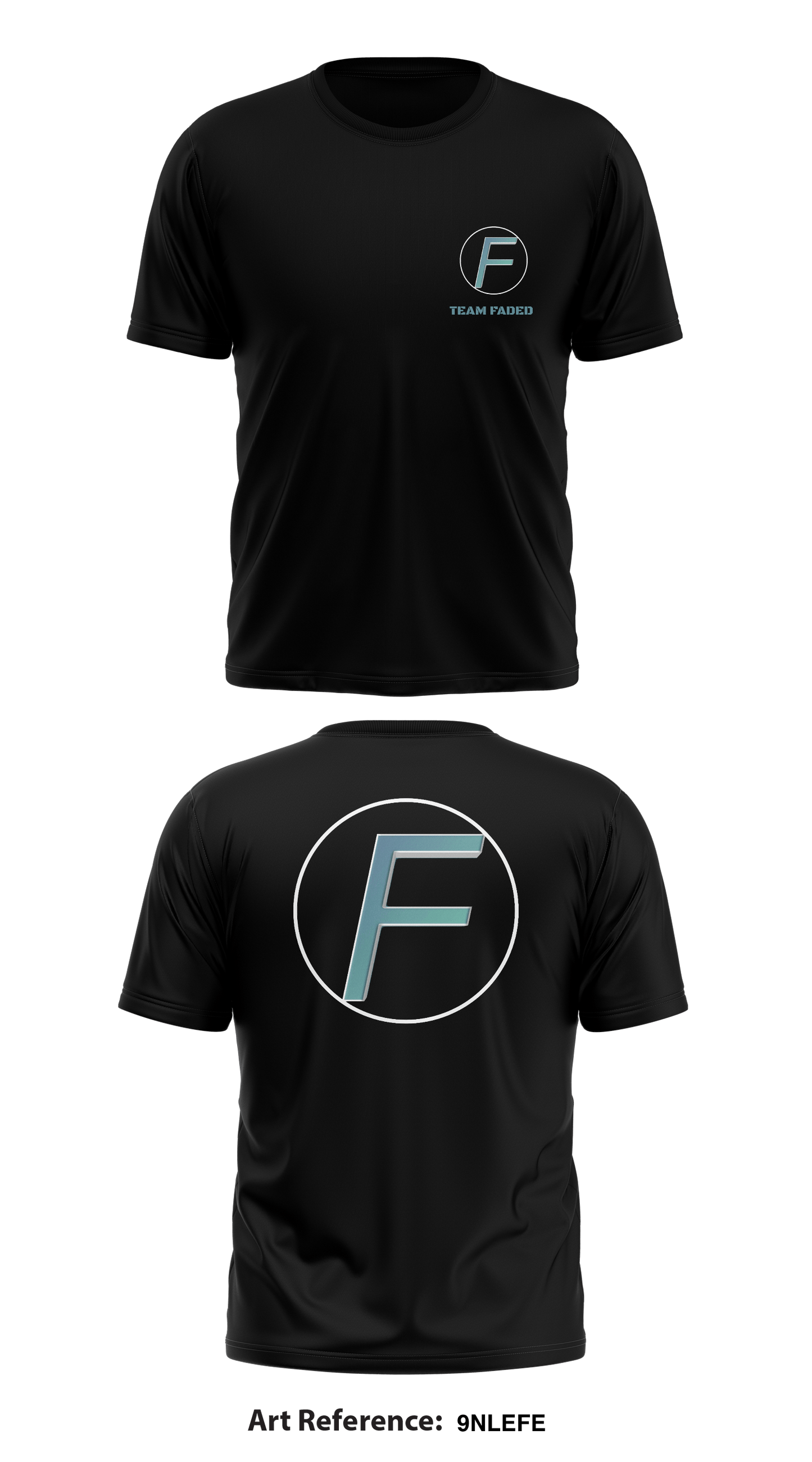 Team Faded Core Men's SS Performance Tee - 9NLEfE