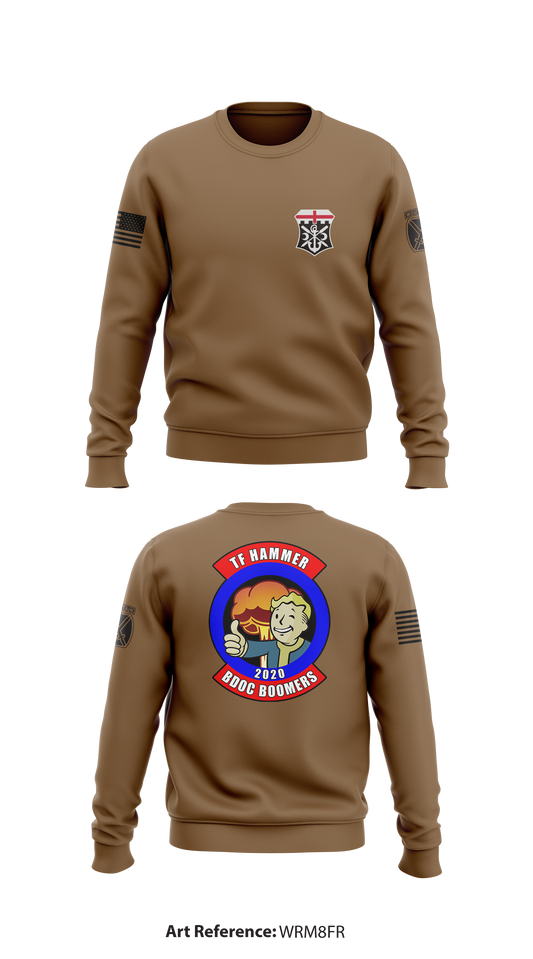 TF HAMMER Store 1 Core Men's Crewneck Performance Sweatshirt - wRM8Fr