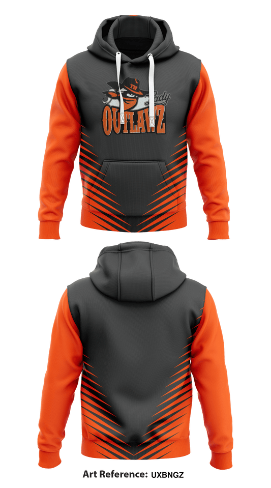 TN Lady OUTLAWZ  Core Men's Hooded Performance Sweatshirt - UxbnGZ