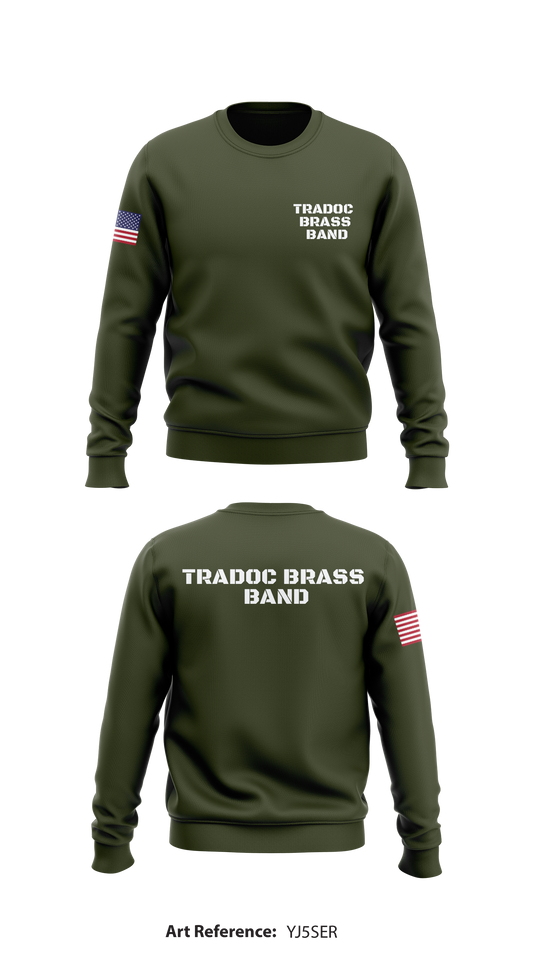 TRADOC BRASS BAND Core Men's Crewneck Performance Sweatshirt - SkUe6w