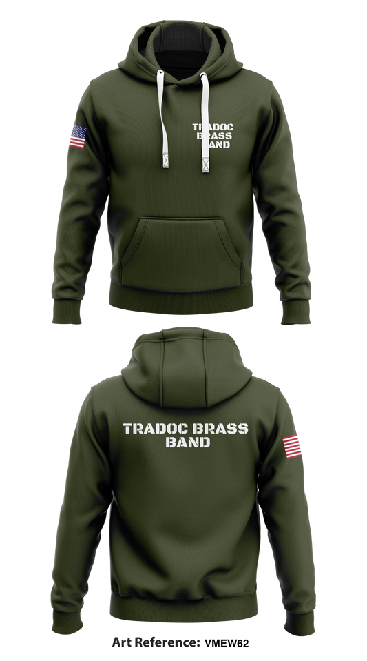 TRADOC BRASS BAND Core Men's Hooded Performance Sweatshirt - USFCbB