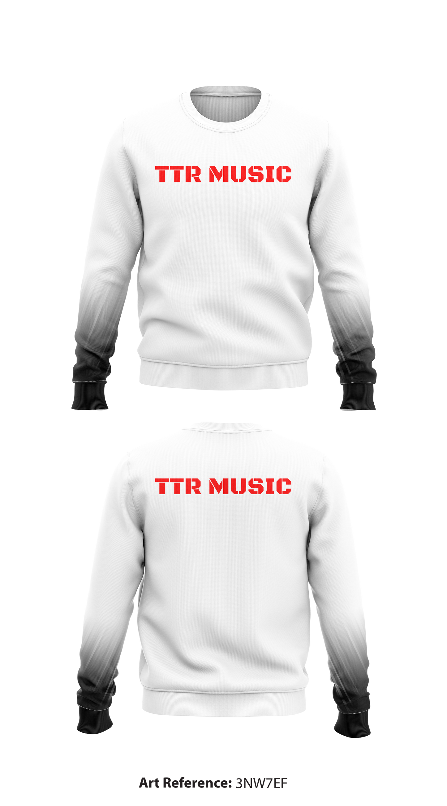 TTR Music Store 1 Core Men's Crewneck Performance Sweatshirt - 3NW7EF