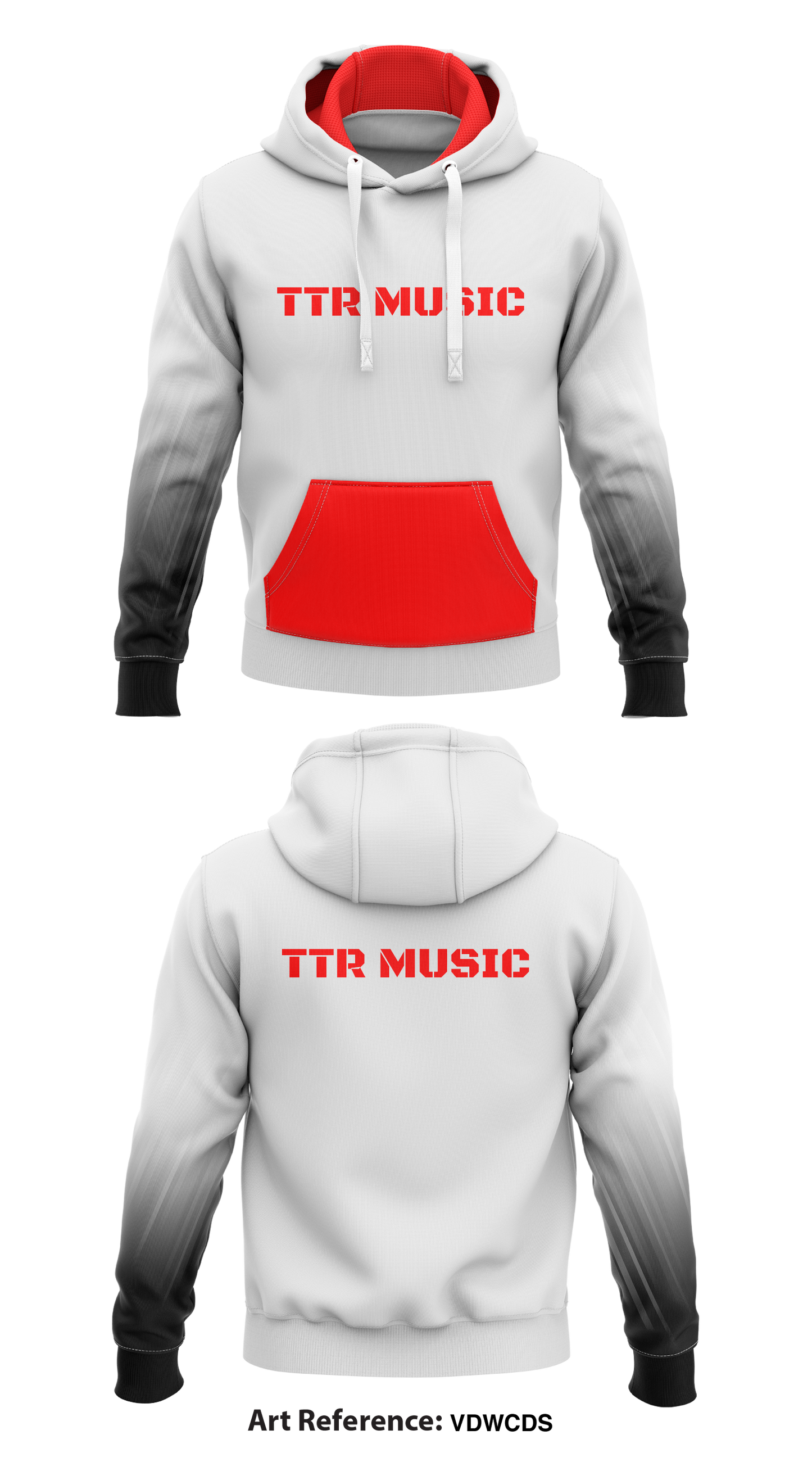 TTR Music Store 1 Core Men's Hooded Performance Sweatshirt - vDWcDs