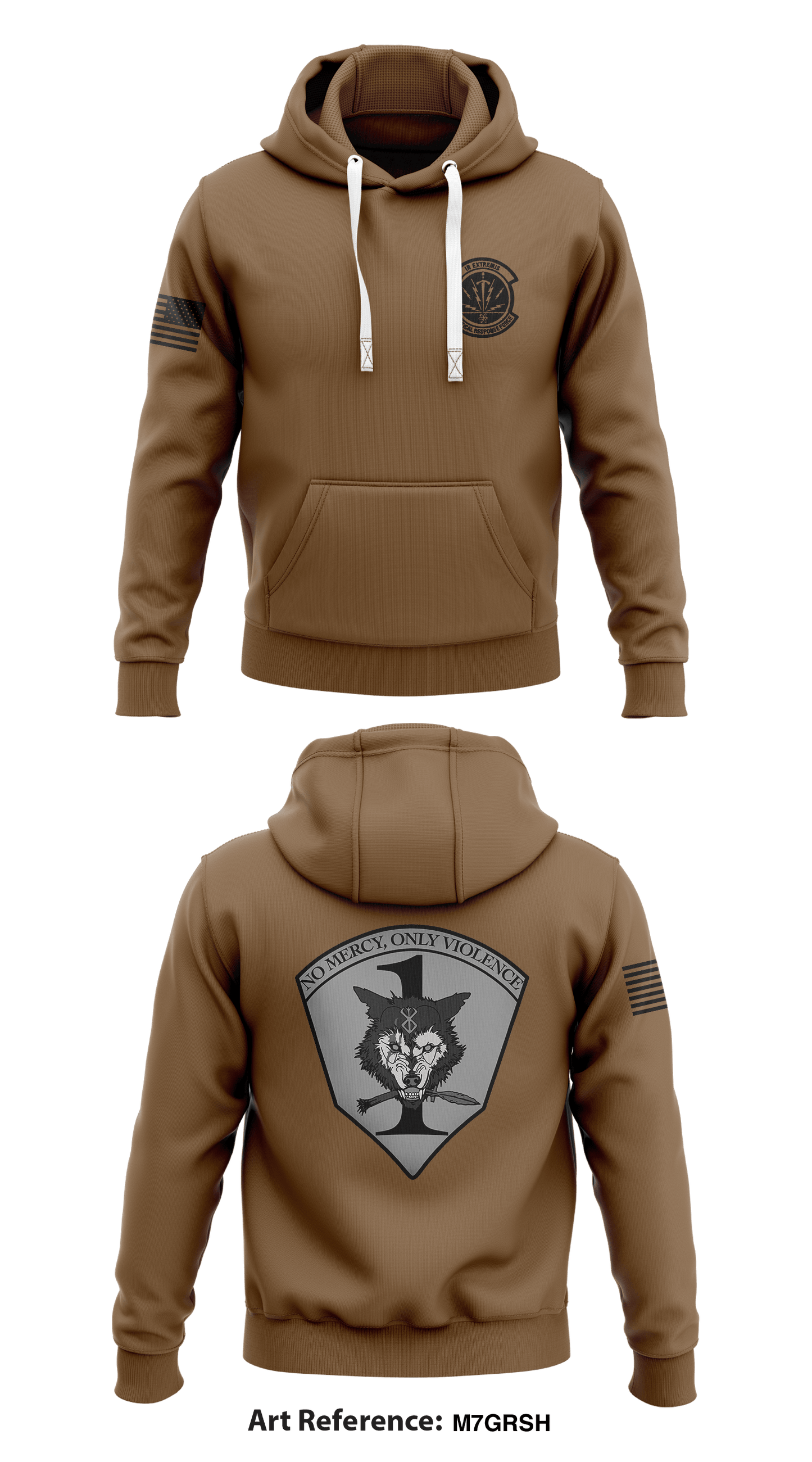 Tactical response force Store 1  Core Men's Hooded Performance Sweatshirt - M7gRsH