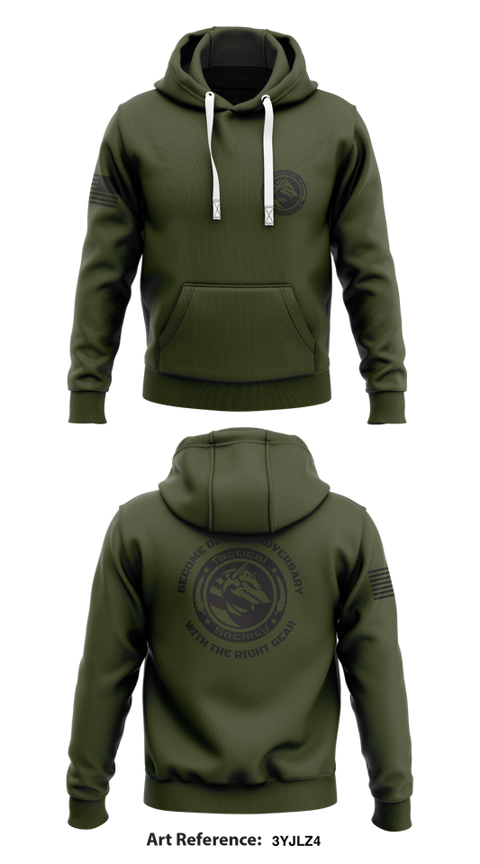 Tactical Society  Core Men's Hooded Performance Sweatshirt - 3YjLZ4