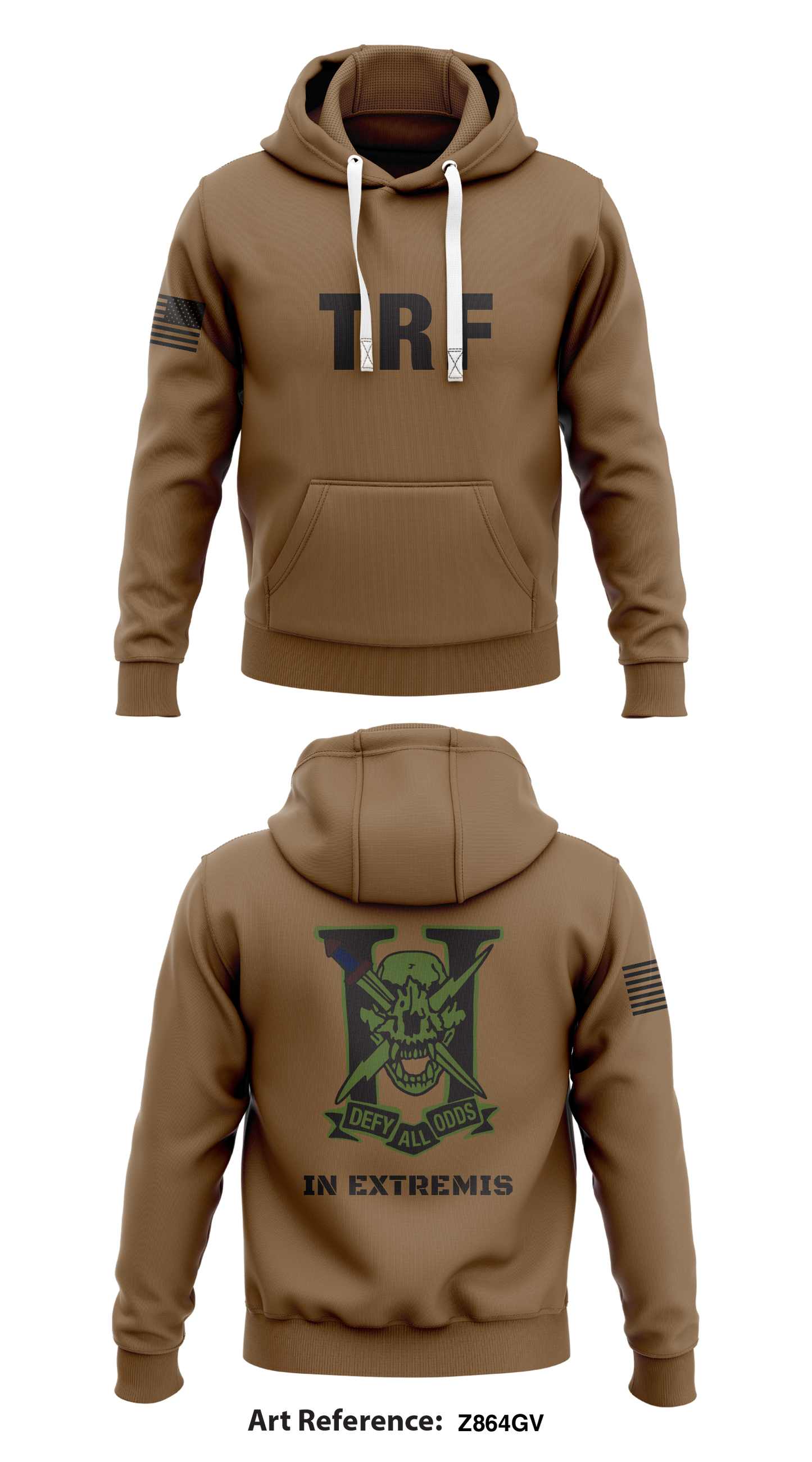 Tactical Response Force Store 1  Core Men's Hooded Performance Sweatshirt - Z864gV