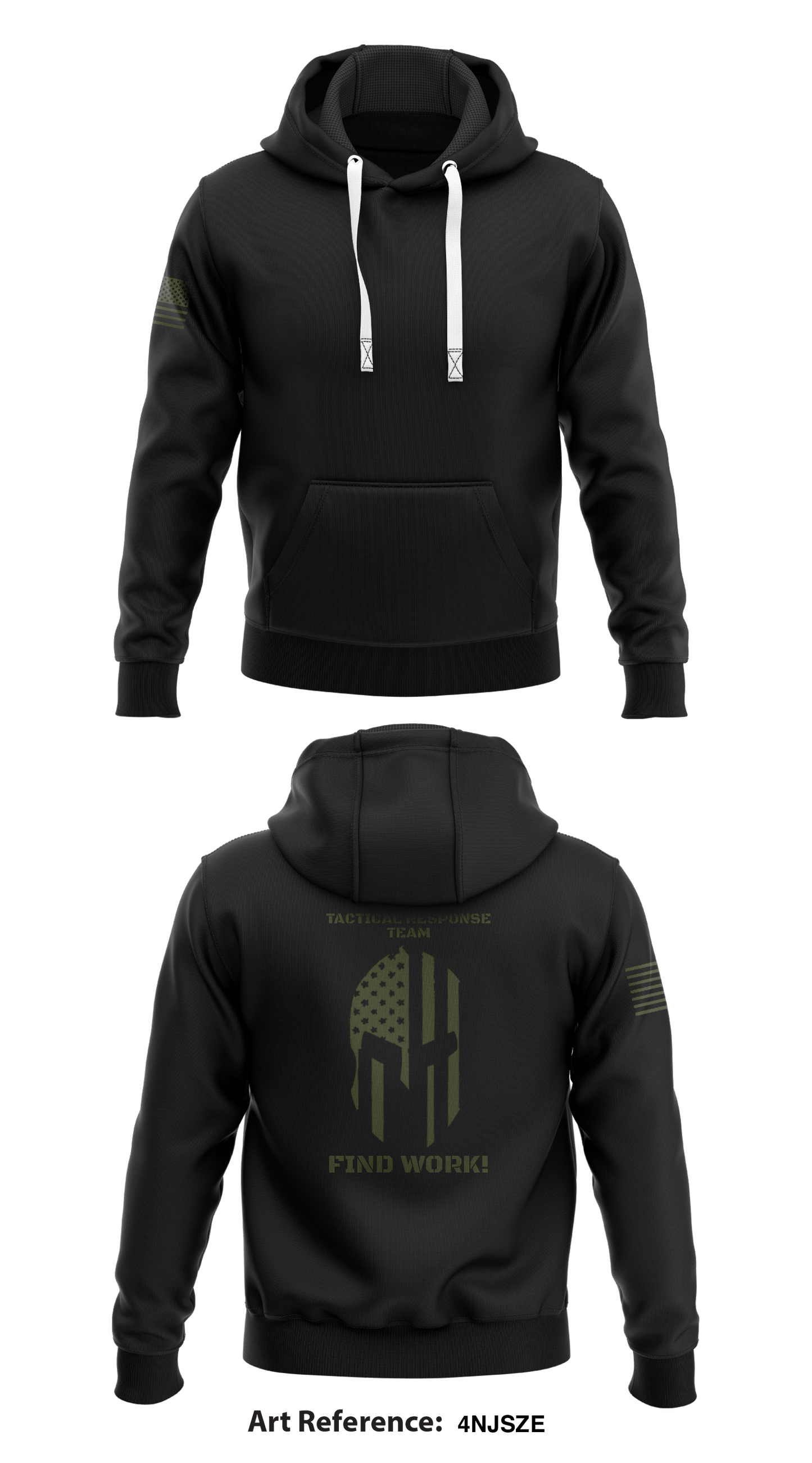 Tactical Response Team Store 1  Core Men's Hooded Performance Sweatshirt - 4nJSzE