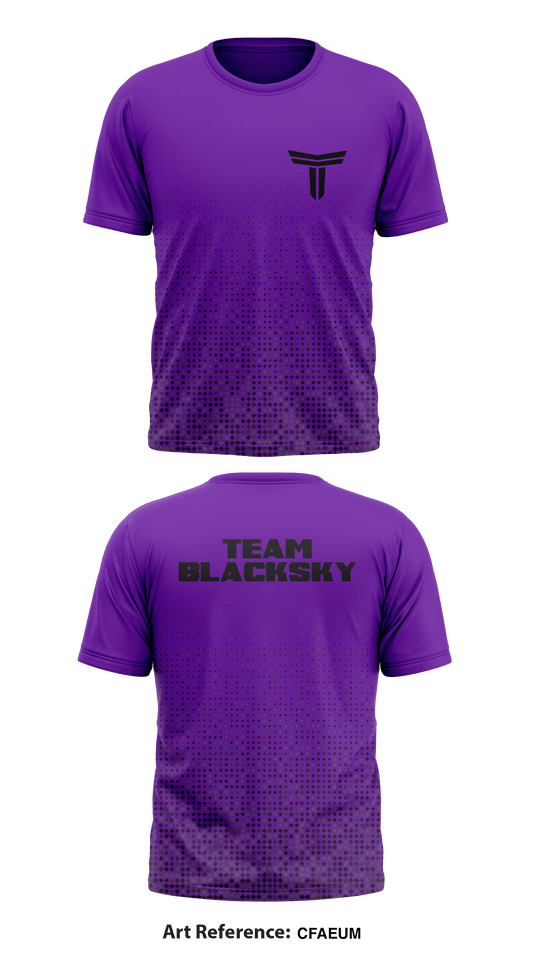 Team Blacksky Store 1 Core Men's SS Performance Tee - CfAeum