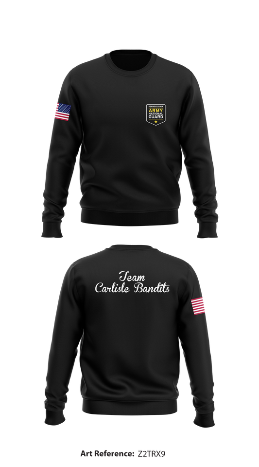 Team Carlisle Bandits Store 1 Core Men's Crewneck Performance Sweatshirt - Z2Trx9