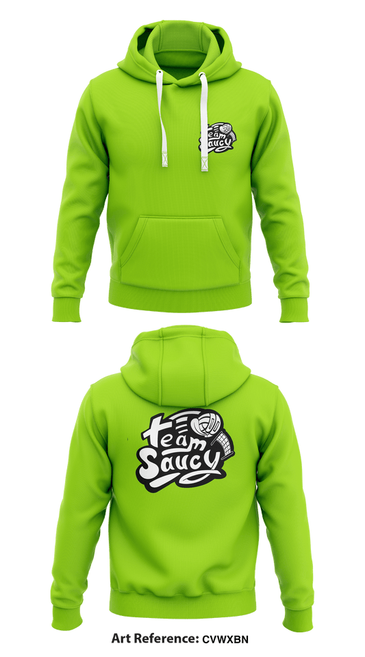 Team Saucy Store 1  Core Men's Hooded Performance Sweatshirt - CvWXBn