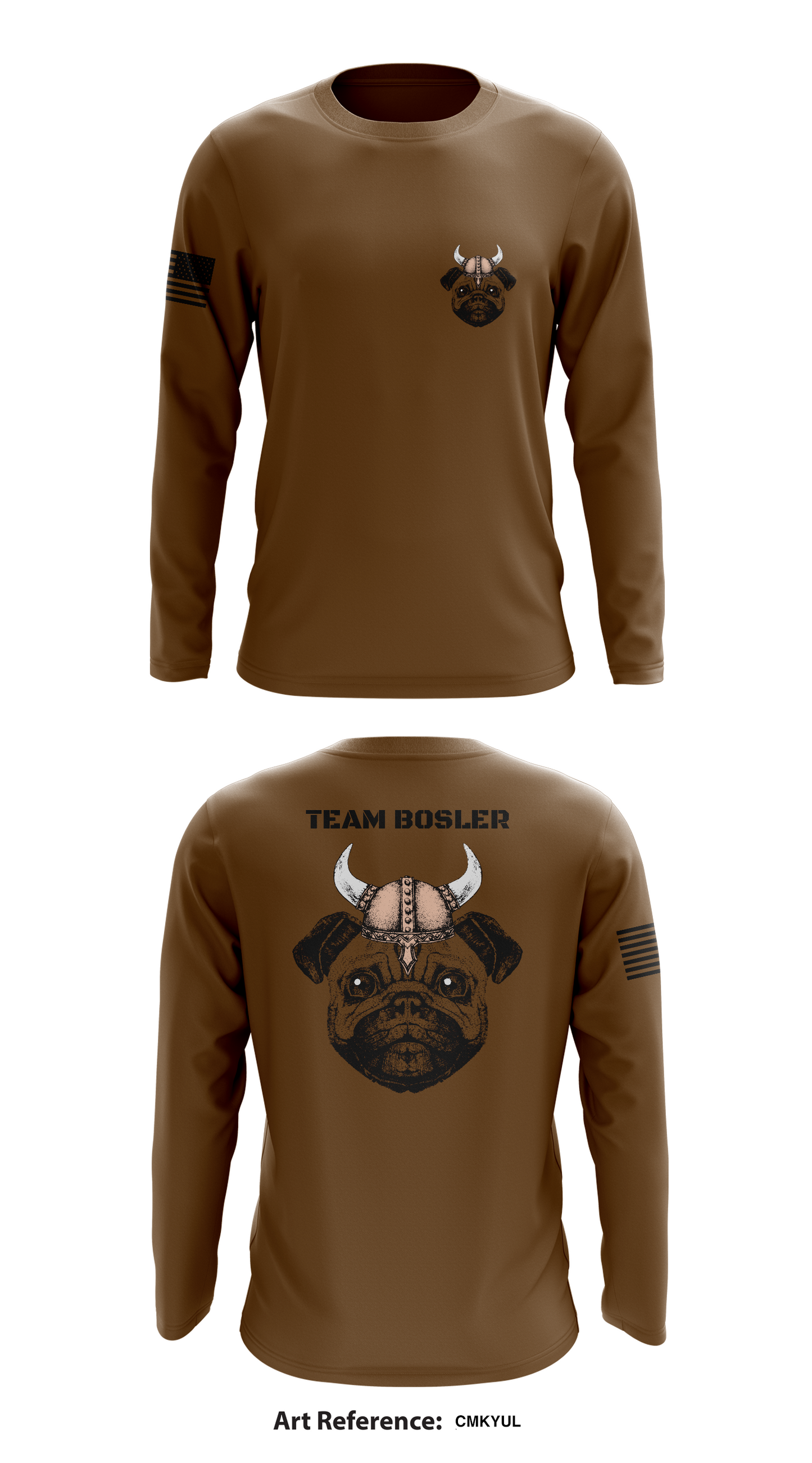 Team Bosler Store 1 Core Men's LS Performance Tee - CmKyuL