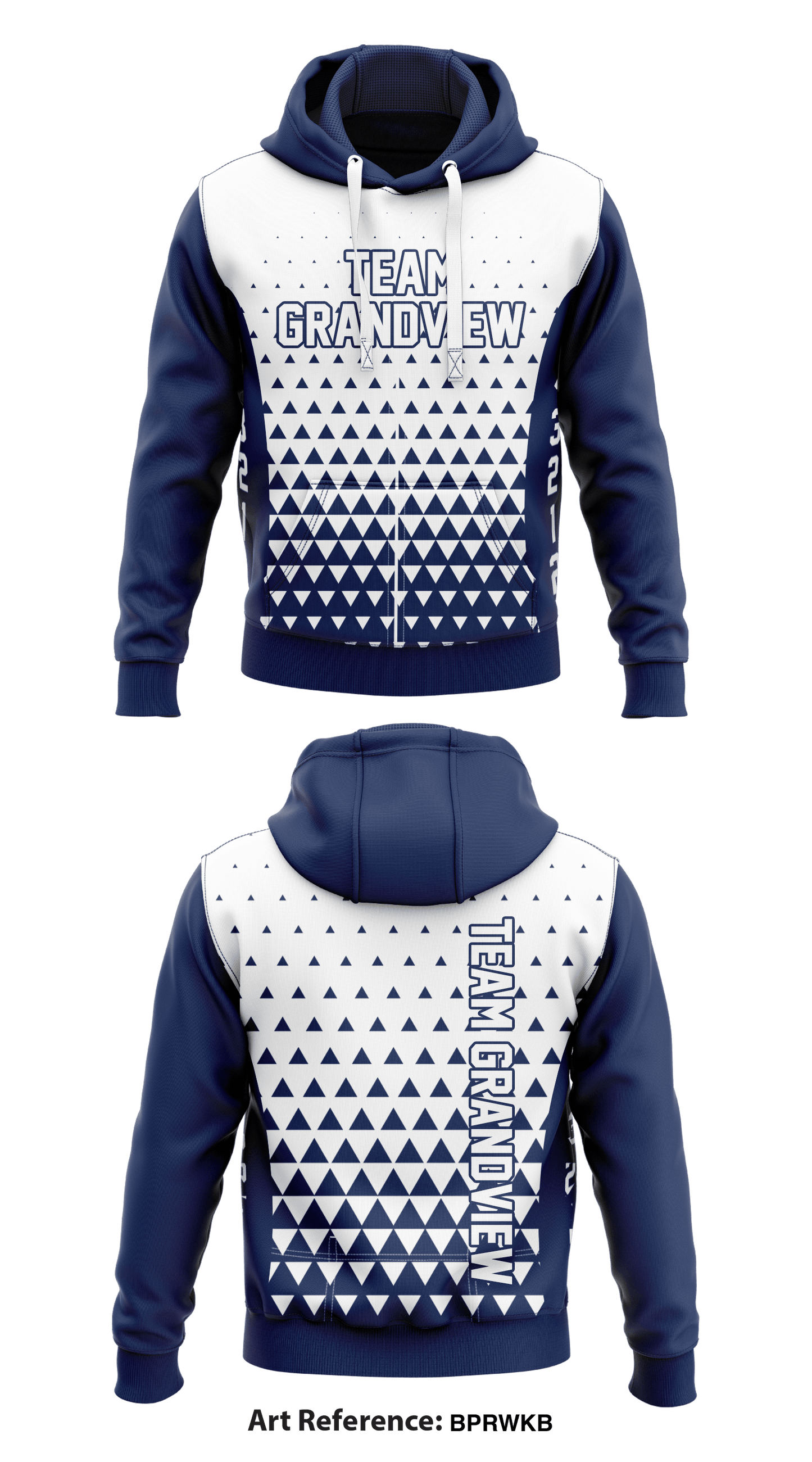 Team Grandview Store 1  Core Men's Hooded Performance Sweatshirt - BpRwkb