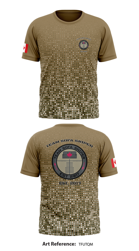Team Sofa Sniper Store 1 Core Men's SS Performance Tee - tFuTqm