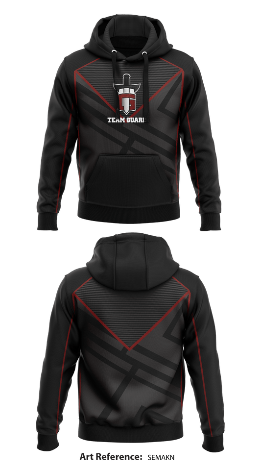 Team Guard  Core Men's Hooded Performance Sweatshirt - seMAkN