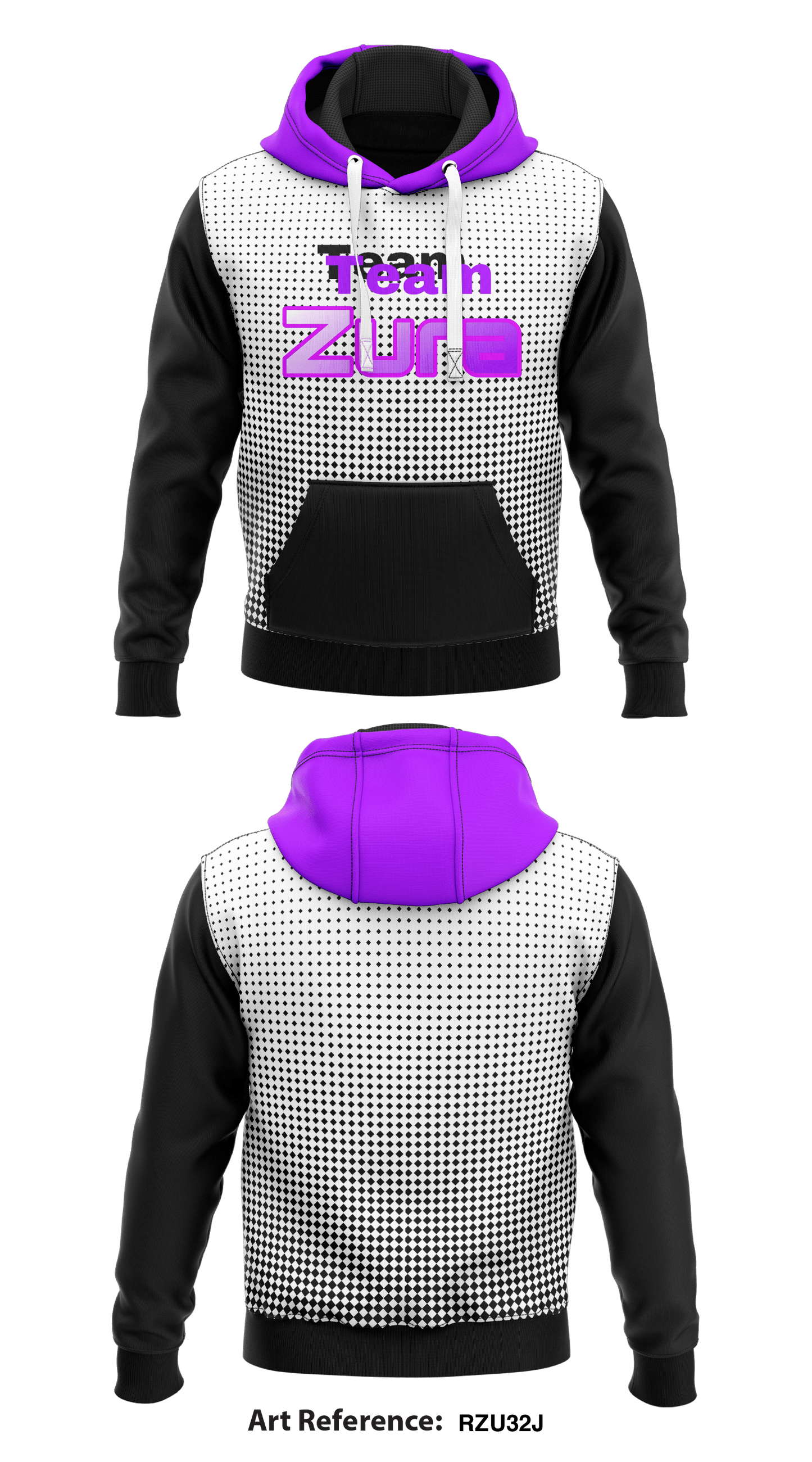 Team Zura Store 1 Core Men's Hooded Performance Sweatshirt - rZU32j