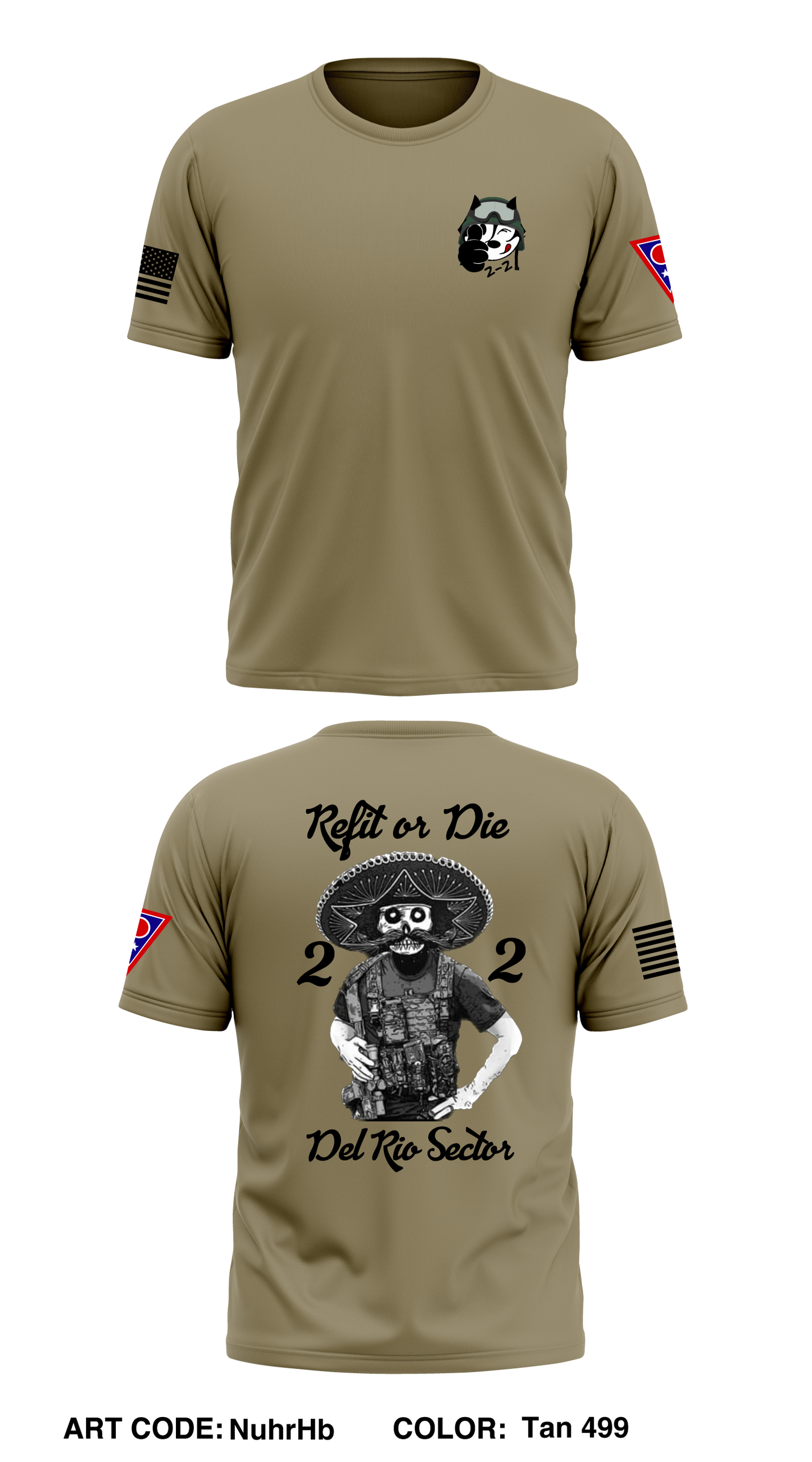 Tf East, 838th MP Co Core Men's SS Performance Tee - NuhrHb