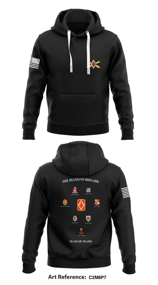 75th Field Artillery Brigade Store 1  Core Men's Hooded Performance Sweatshirt - c2m8p7