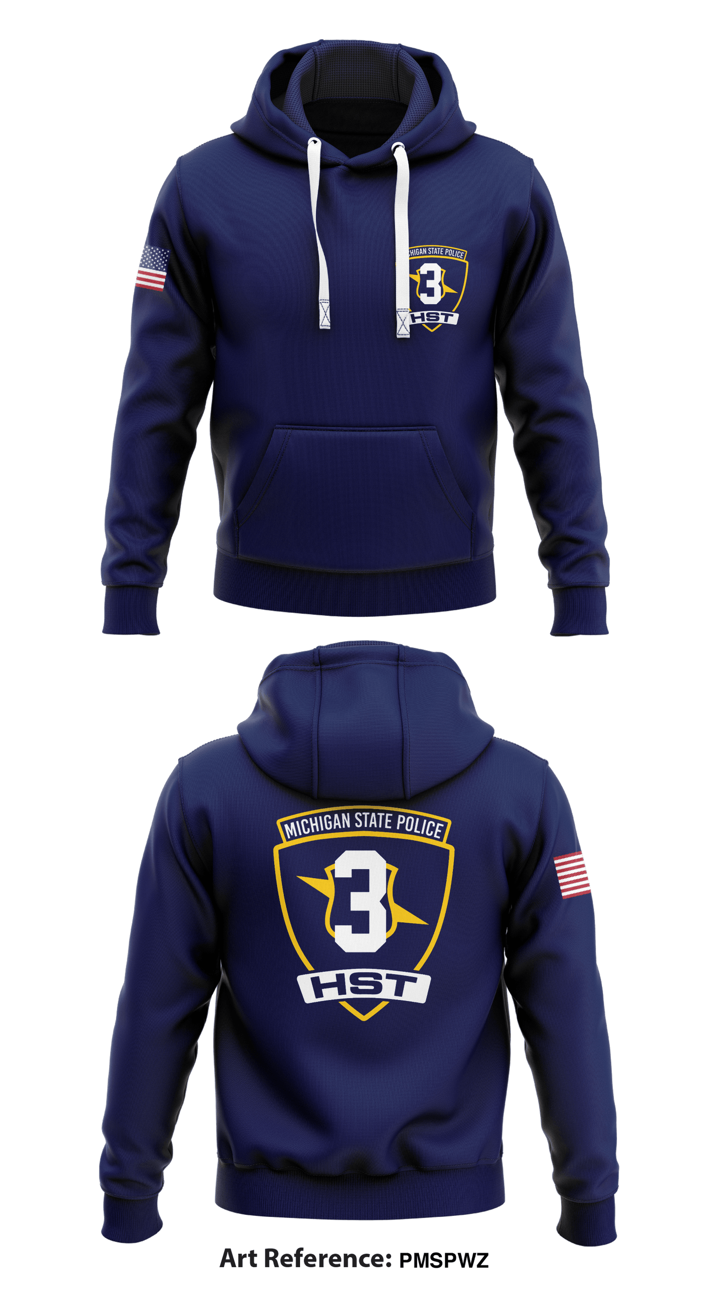 Third District Hometown Security Team Store 1  Core Men's Hooded Performance Sweatshirt - PMSpwZ