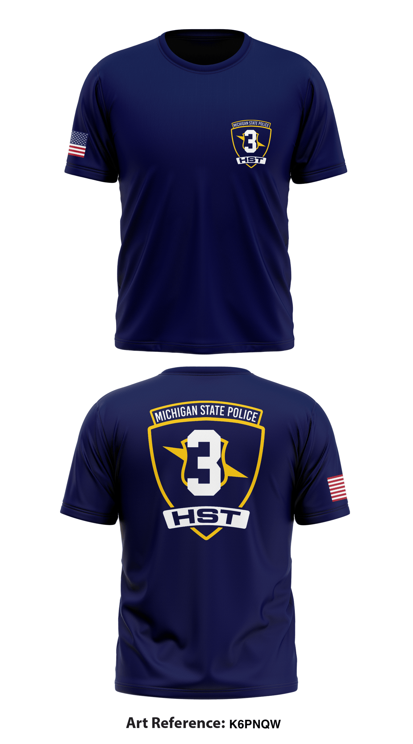 Third District Hometown Security Team Store 1 Core Men's SS Performance Tee - K6pNQW