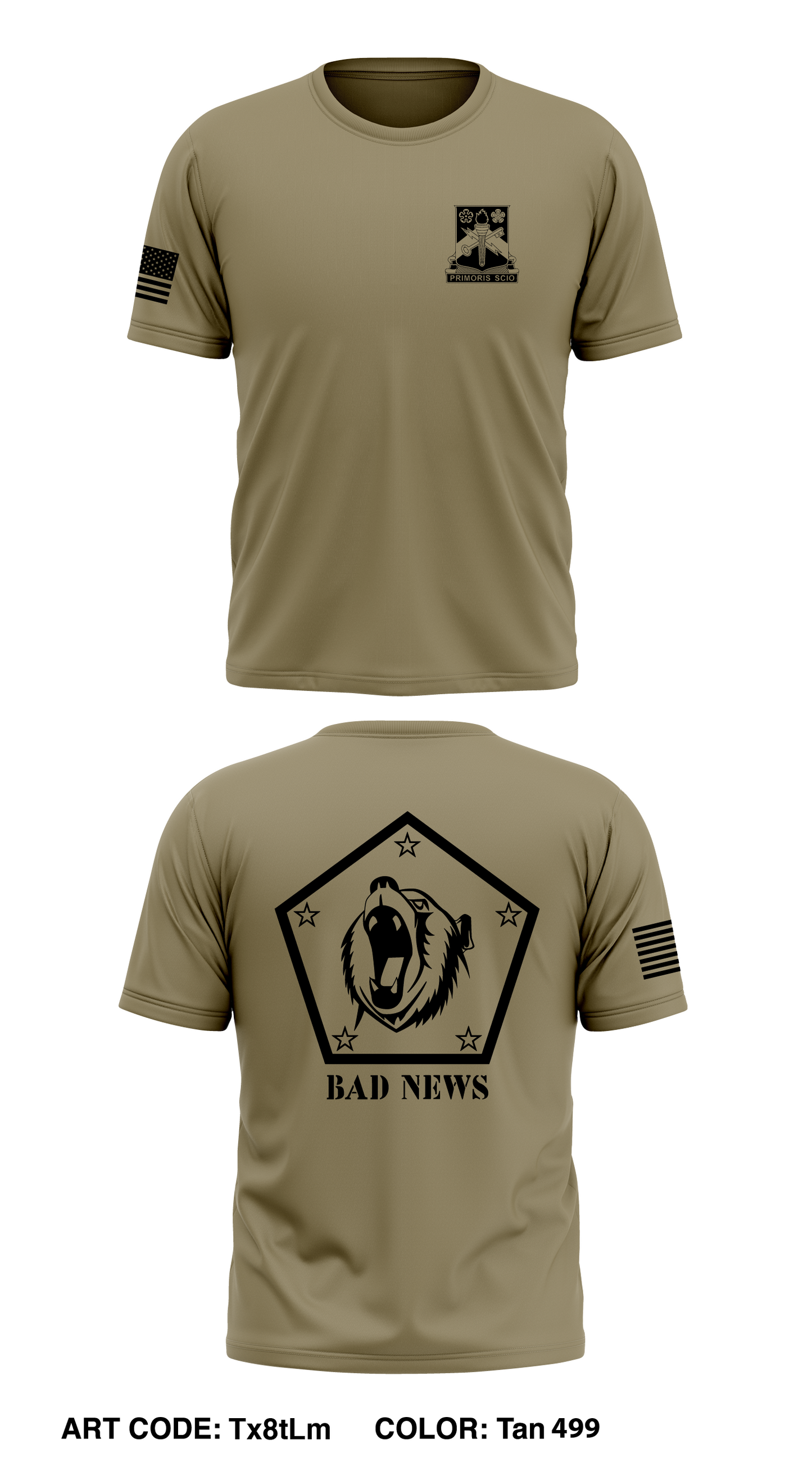 1st PLT, HOC, 741MI BN, 704 MI BDE Core Men's SS Performance Tee - Tx8tLm