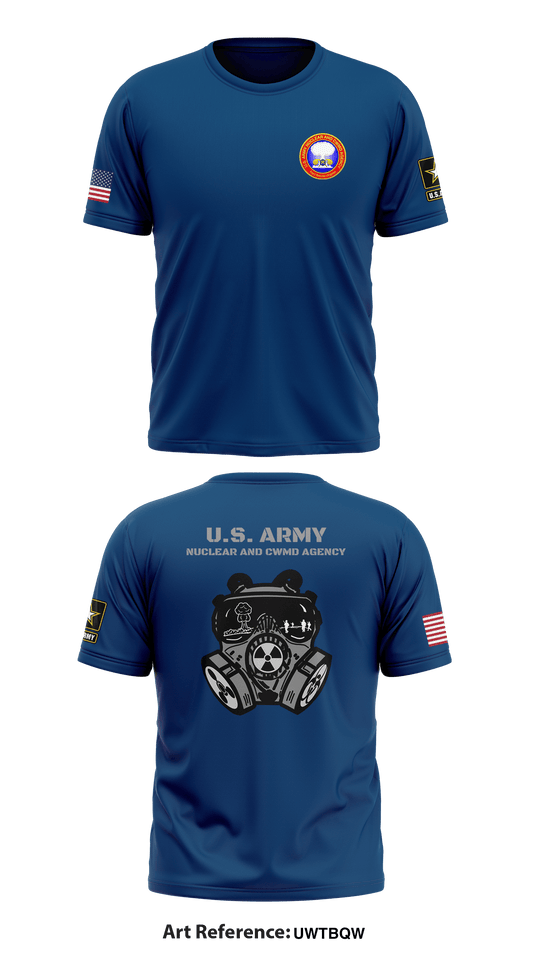 U.S. Army Nuclear and CWMD Agency Store 1 Core Men's SS Performance Tee - UwtbQW