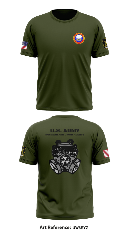 U.S. Army Nuclear and CWMD Agency Store 1 Core Men's SS Performance Tee - uW6RYZ