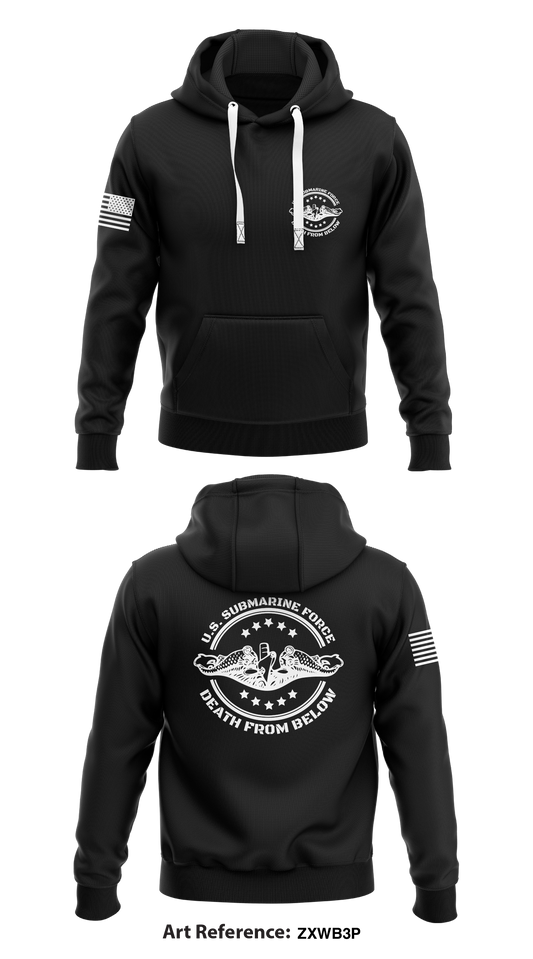 U.S. Submarine Service  Store 1  Core Men's Hooded Performance Sweatshirt - ZxwB3p