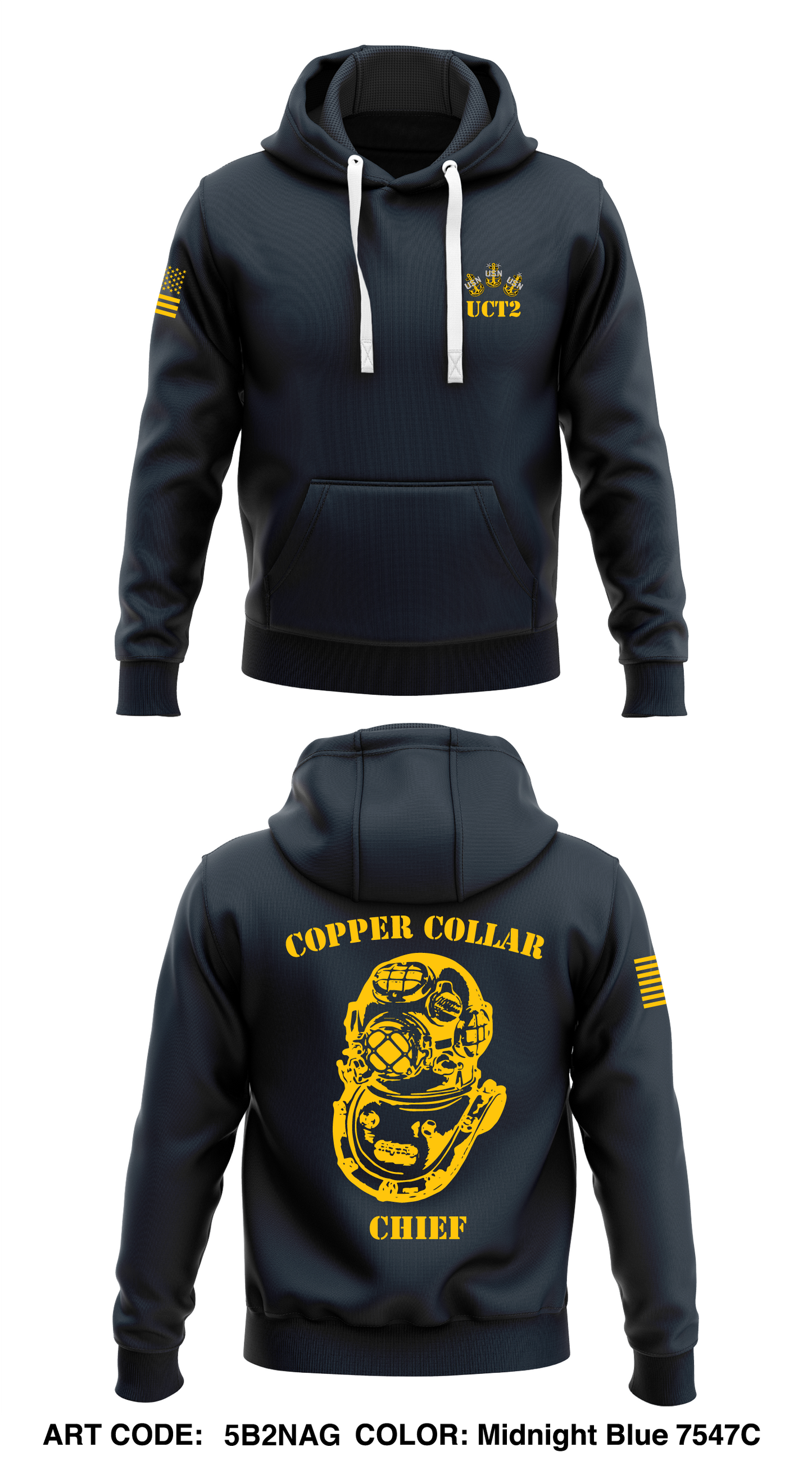 Underwater Construction Team TWO  Store 1  Core Men's Hooded Performance Sweatshirt - 5B2NAG