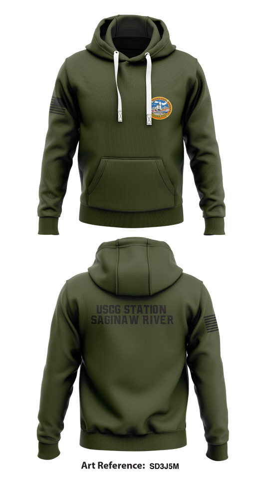 USCG Station Saginaw River Store 1  Core Men's Hooded Performance Sweatshirt - sD3j5m