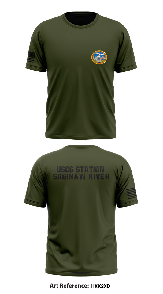 USCG Station Saginaw River Store 1 Core Men's SS Performance Tee - hXK2xd