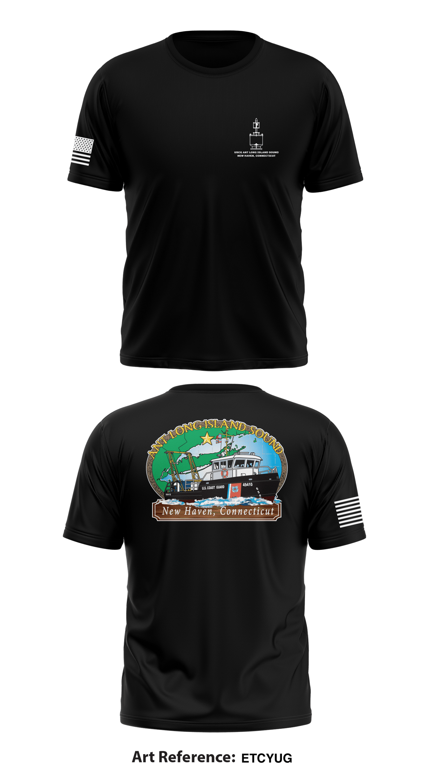USCG ANT Long Island Sound Store 1 Core Men's SS Performance Tee - ETCYUg