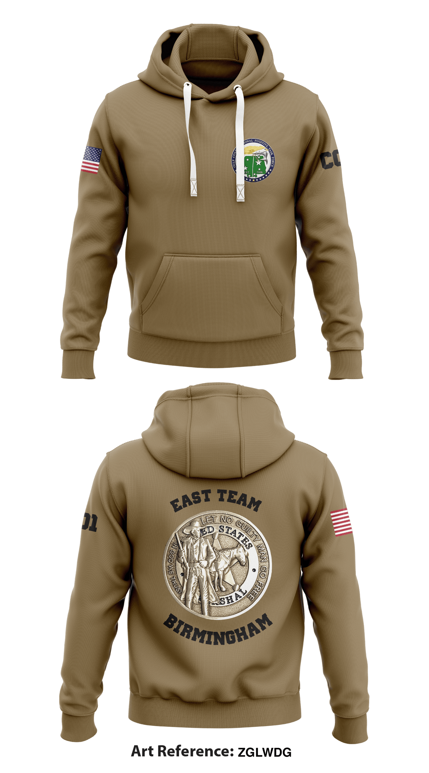 USMS Gulf Coast Regional Fugitive Task Force (East Team) Store 1  Core Men's Hooded Performance Sweatshirt - ZGLwDG