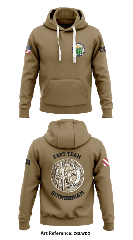 USMS Gulf Coast Regional Fugitive Task Force (East Team) Store 1  Core Men's Hooded Performance Sweatshirt - ZGLwDG