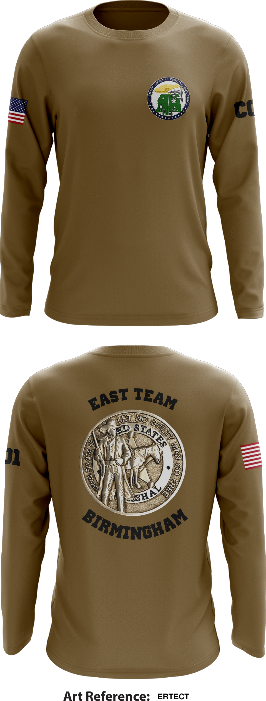 USMS Gulf Coast Regional Fugitive Task Force (East Team) Store 1  Core Men's LS Performance Tee - eRteCT