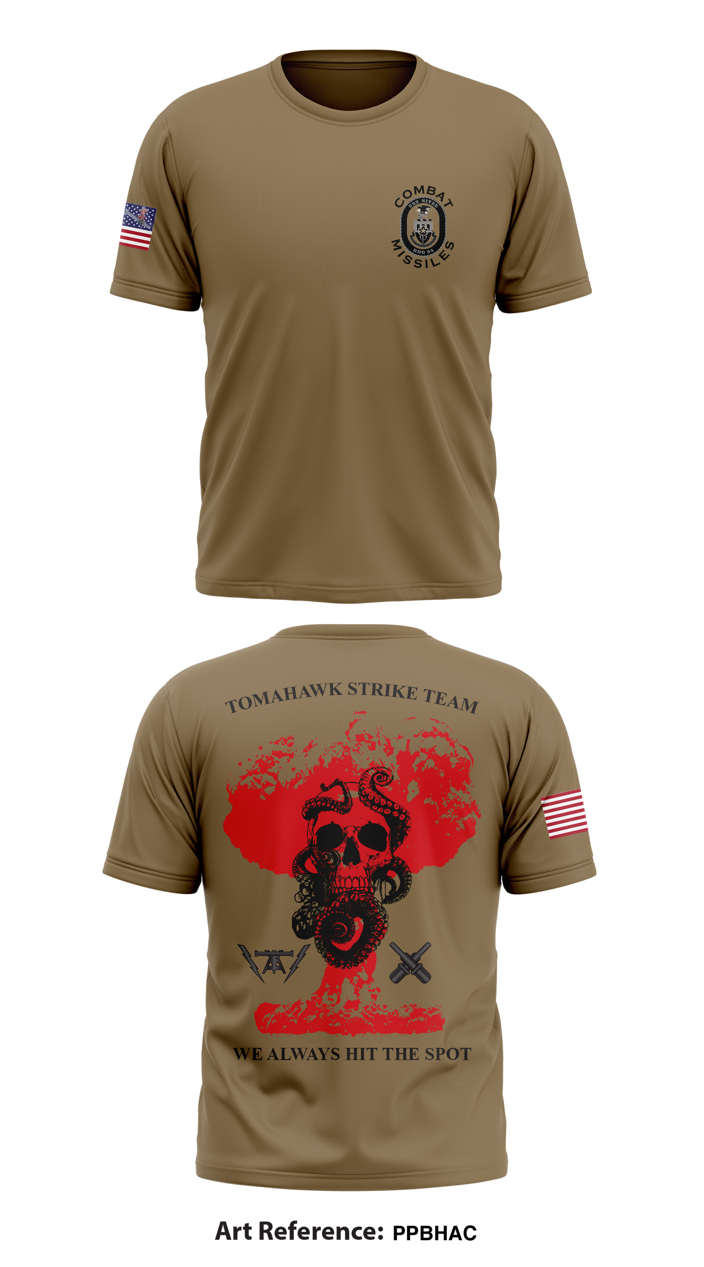 USS Nitze DDG 94 Store 1 Core Men's SS Performance Tee - PPbhAC