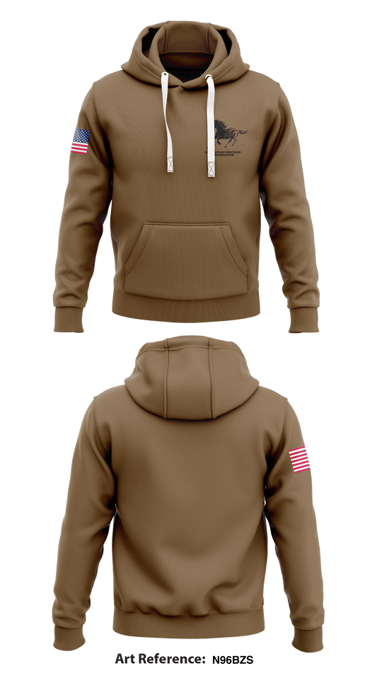 USS BATAAN Mustang Association  Core Men's Hooded Performance Sweatshirt - n96BZS