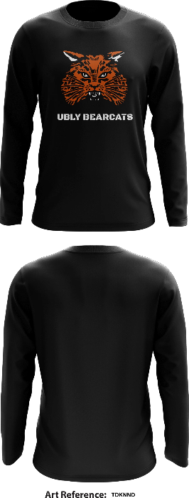 Ubly Bearcats Store 1 Core Men's LS Performance Tee - TdkNNd